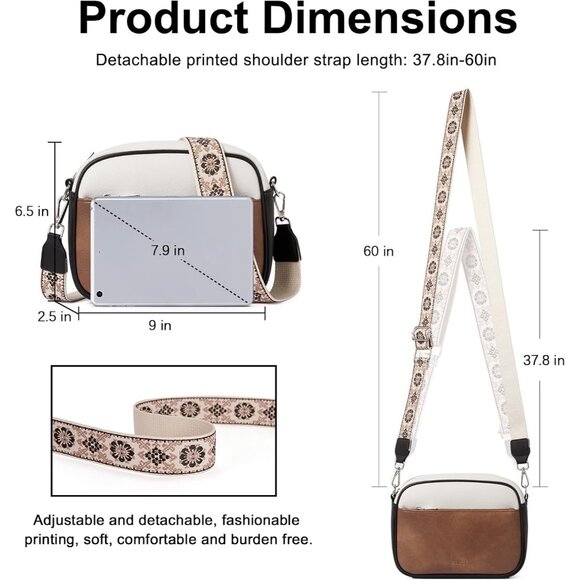 CLUCI Crossbody Bags for Women, Vegan Leather Shoulder Handbags 2024 - Picture 5 of 9